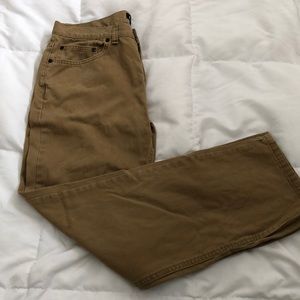 CHAPS KHAKI PANTS 32X30